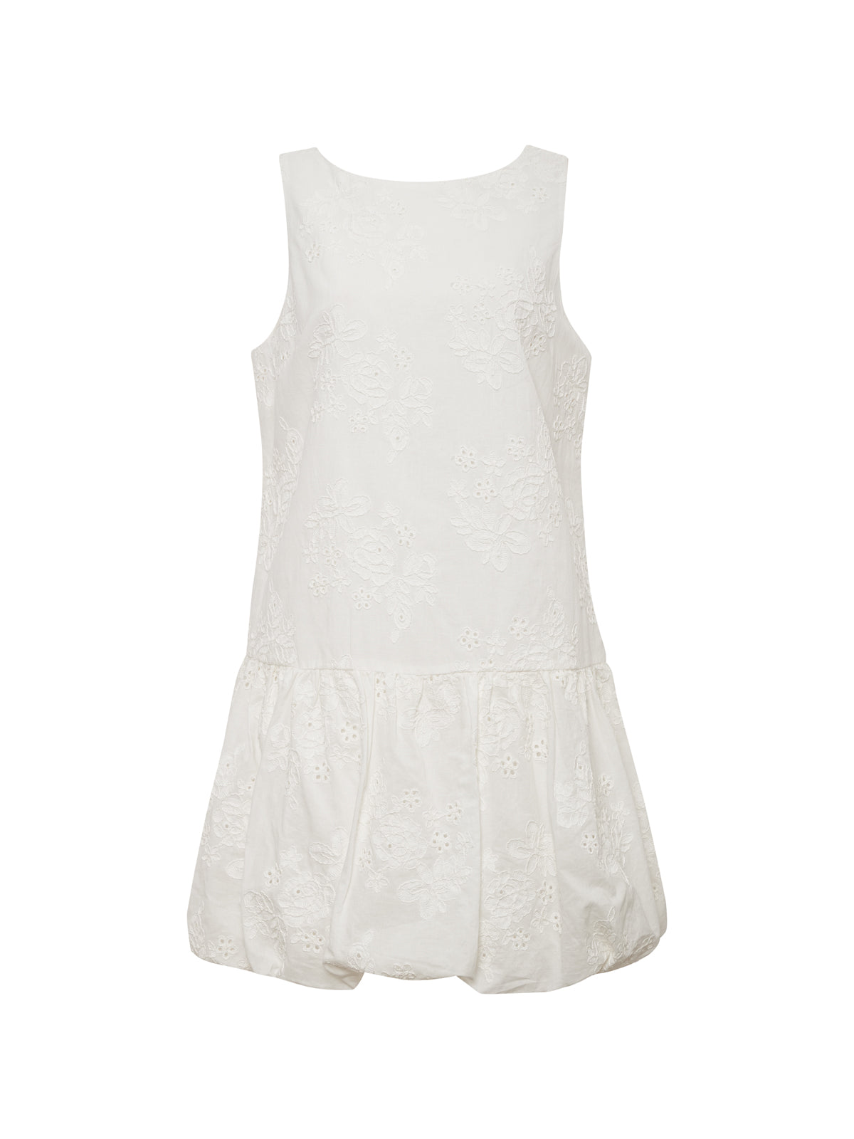 Sanctuary Clothing Featured - GARDEN EYELET BUBBLE DRESS WHITE