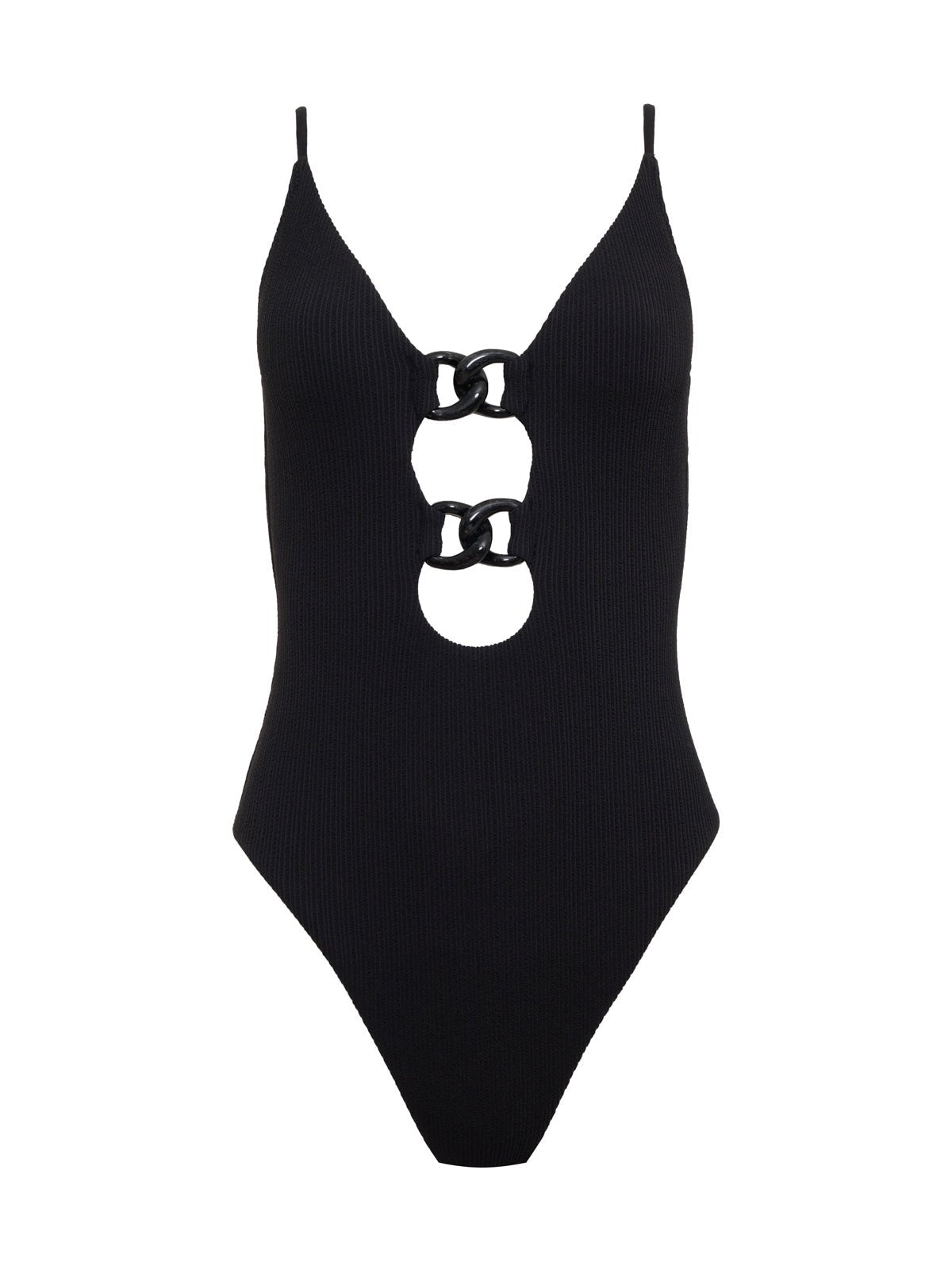 Sanctuary Clothing Special Offer - Opened Front Mio One-Piece Swimsuit Black