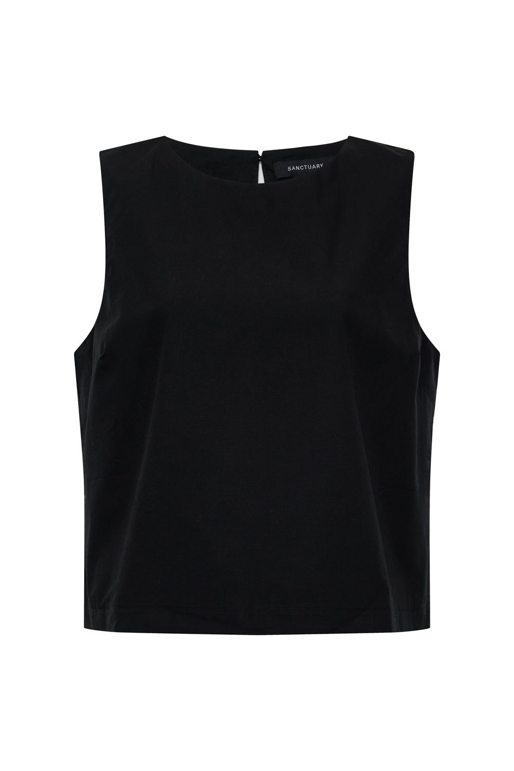 Sanctuary Clothing Discount - THE DESIRED SUMMER CROP SHELL BLACK