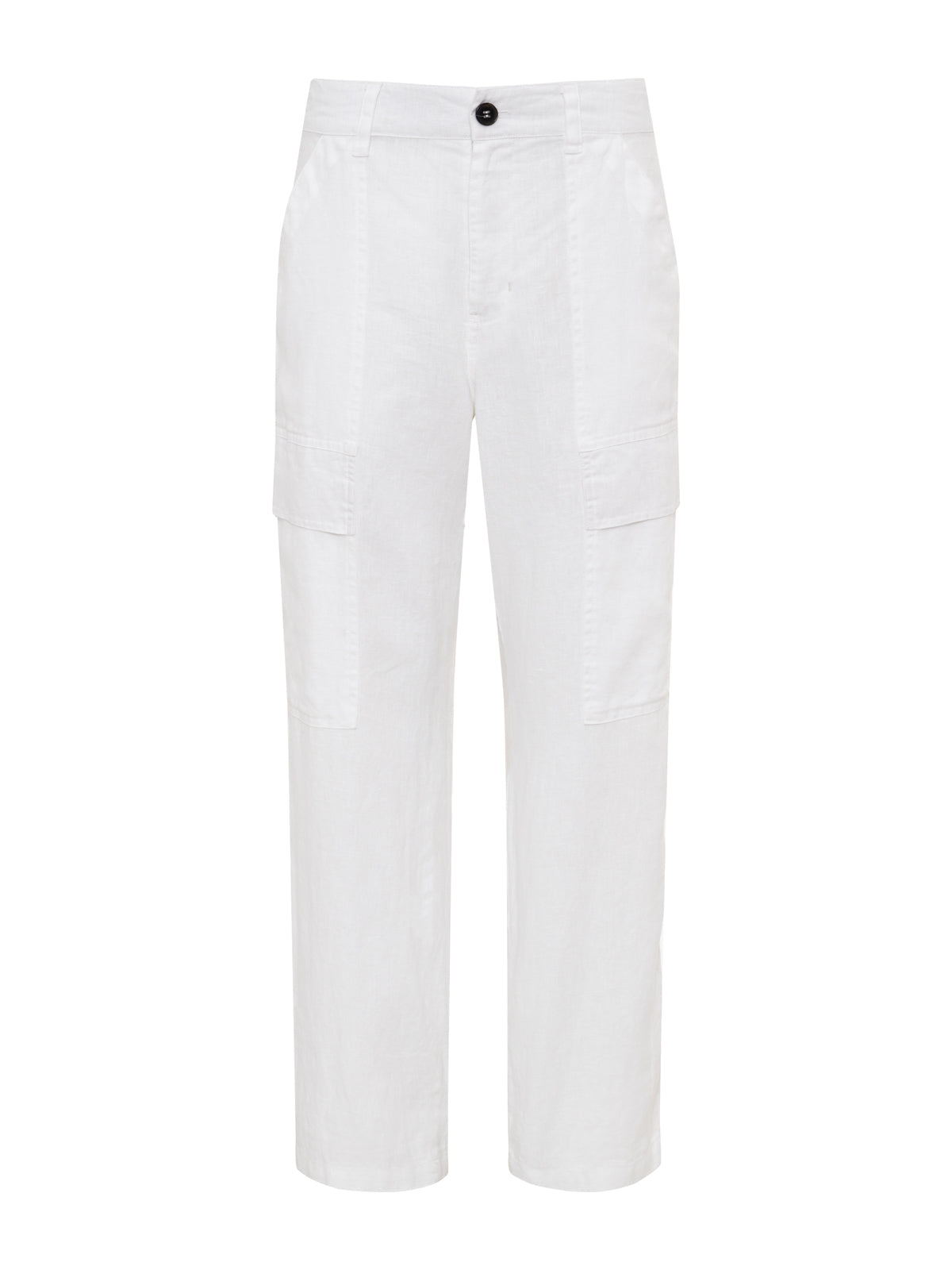 Sanctuary Clothing Featured - BOYFRIEND UTILITY PANT WHITE