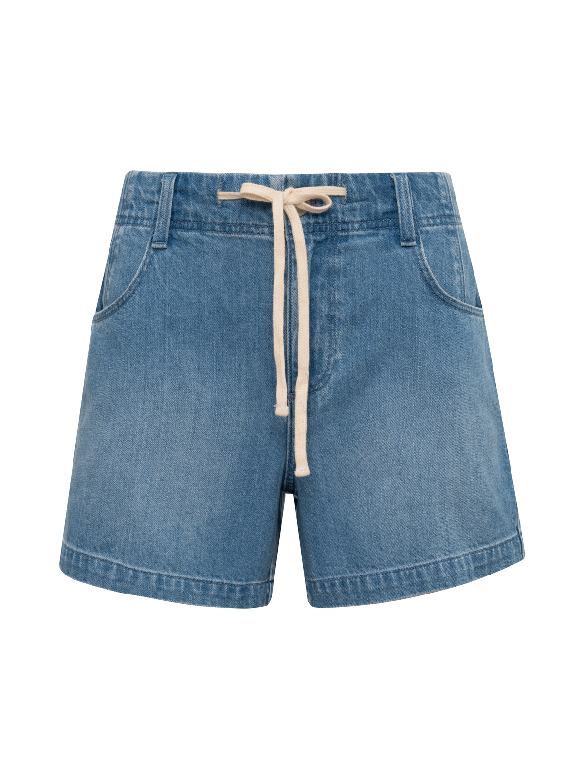Sanctuary Clothing Classic - Idyll Tie Short Jean Serenade Extended Sizing