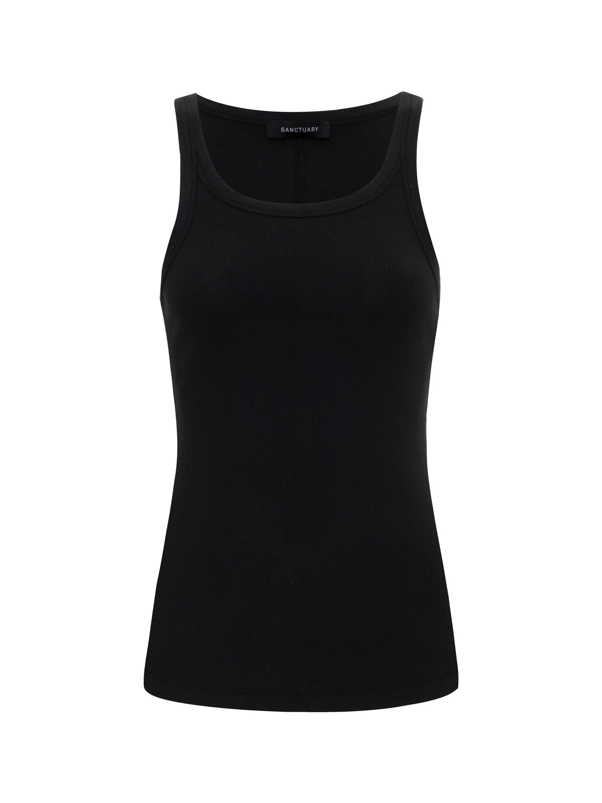 Sanctuary Clothing Top Pick - SPRINTER RIB TANK BLACK