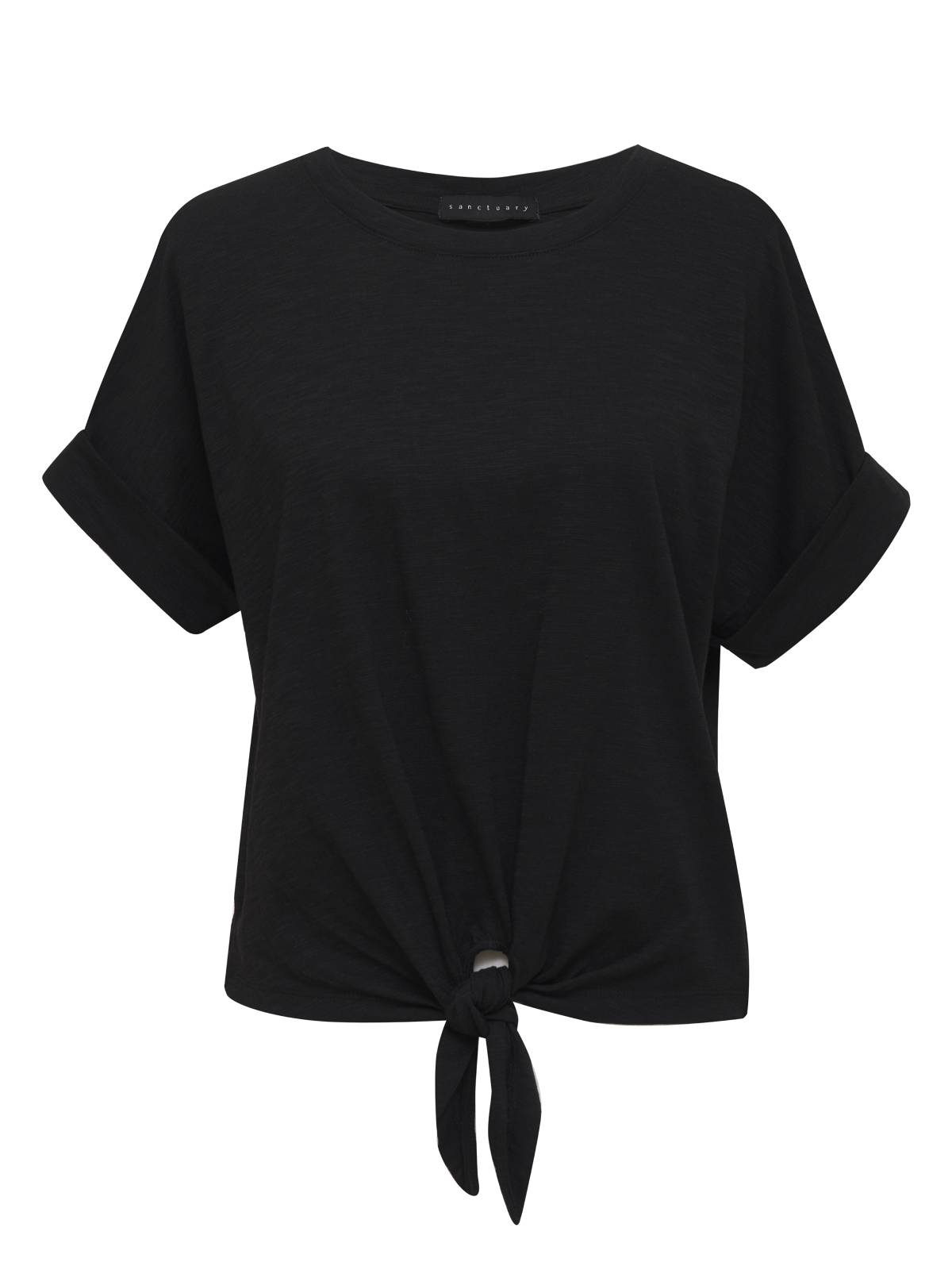 Sanctuary Clothing Customer Favorite - ALL DAY TIE TEE BLACK