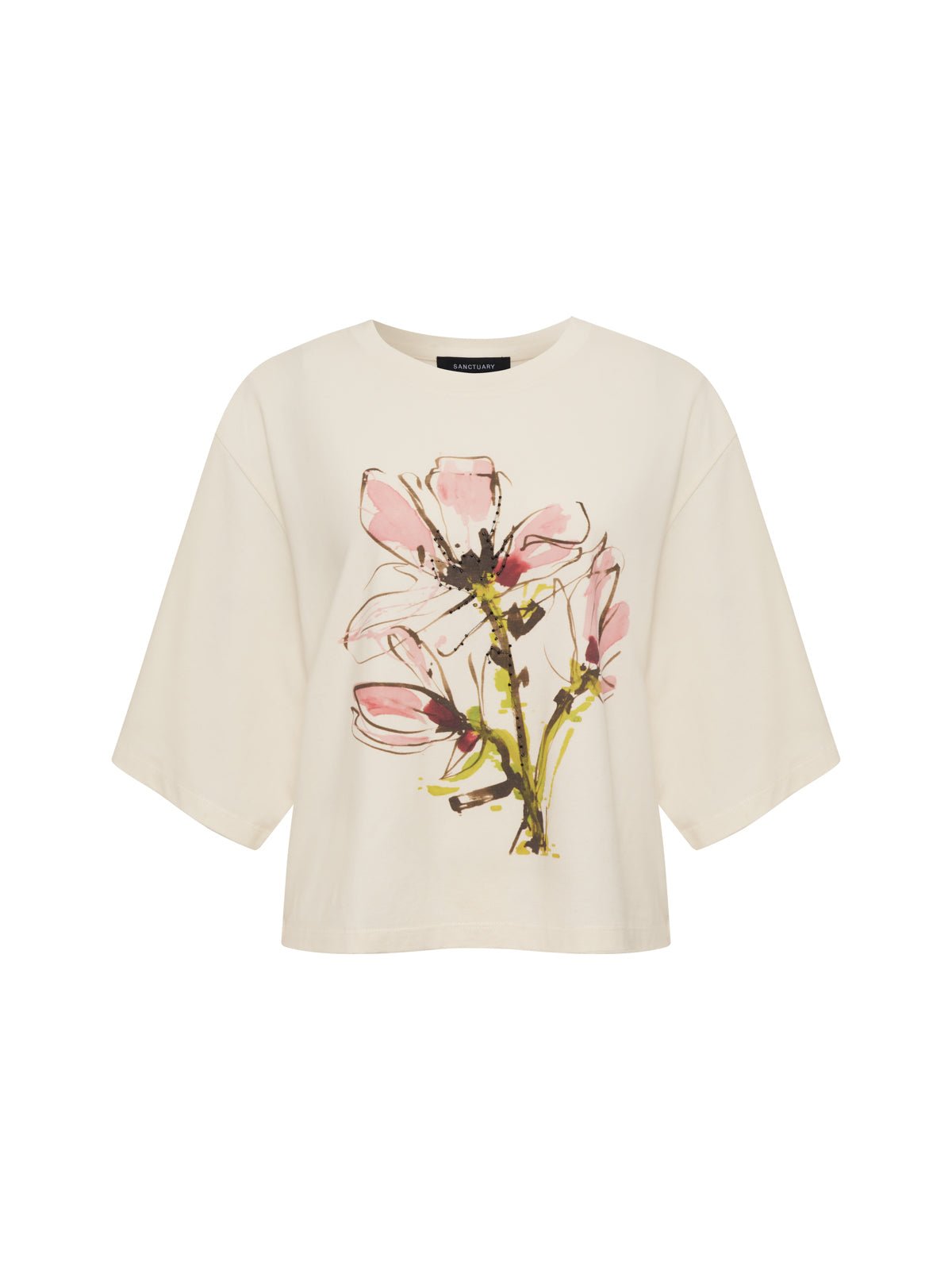 Sanctuary Clothing New - BELLE ARTIST TEE FLEUR