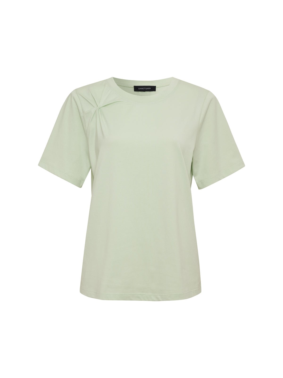 Sanctuary Clothing Latest - Soft Twist Tee Detox Green Extended Sizing