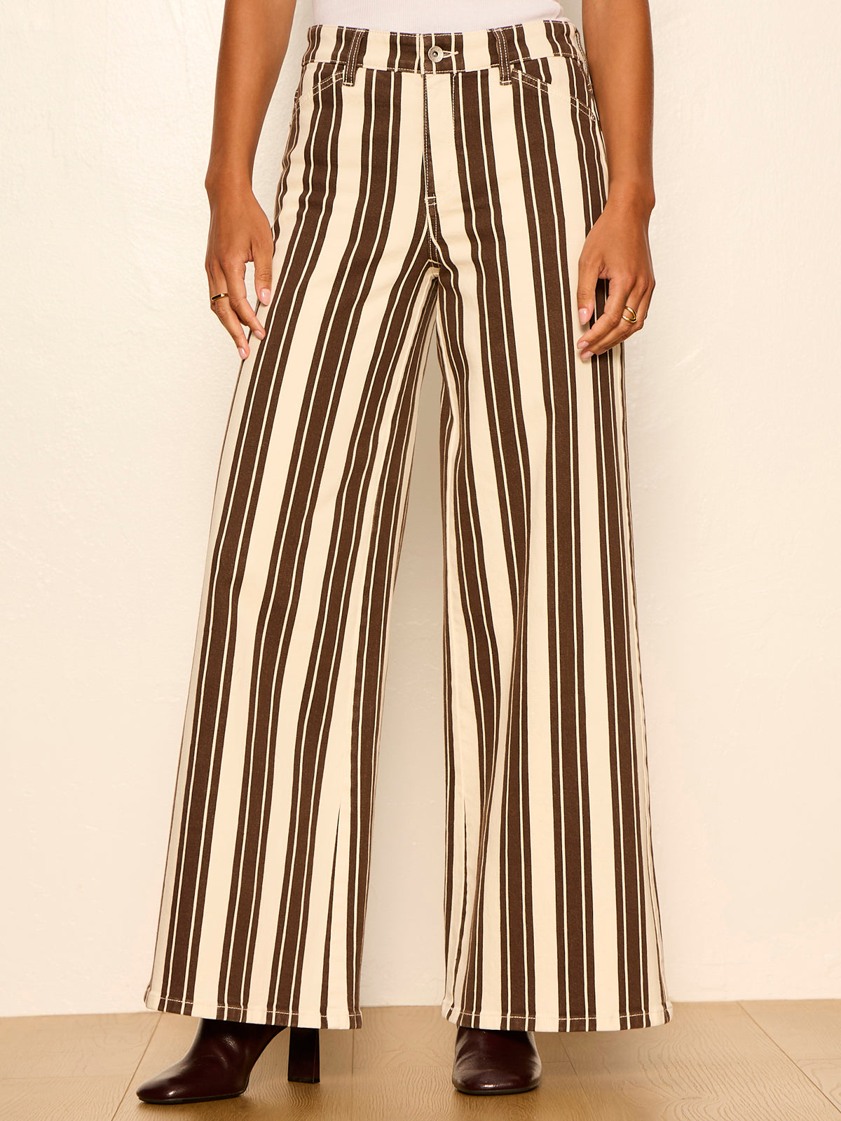 Sanctuary Clothing Top Pick - CELESTE WIDE LEG ROOT STRIPE