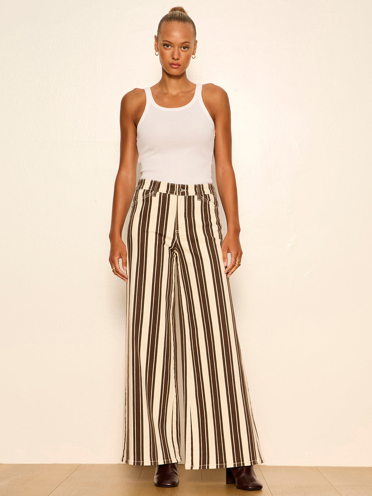 Sanctuary Clothing Top Pick - CELESTE WIDE LEG ROOT STRIPE