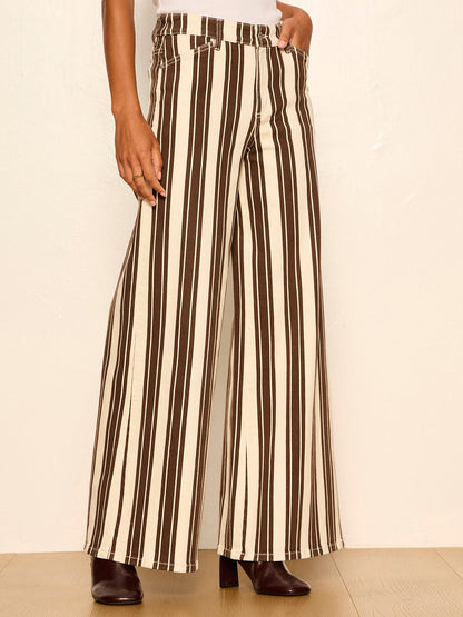 Sanctuary Clothing Top Pick - CELESTE WIDE LEG ROOT STRIPE