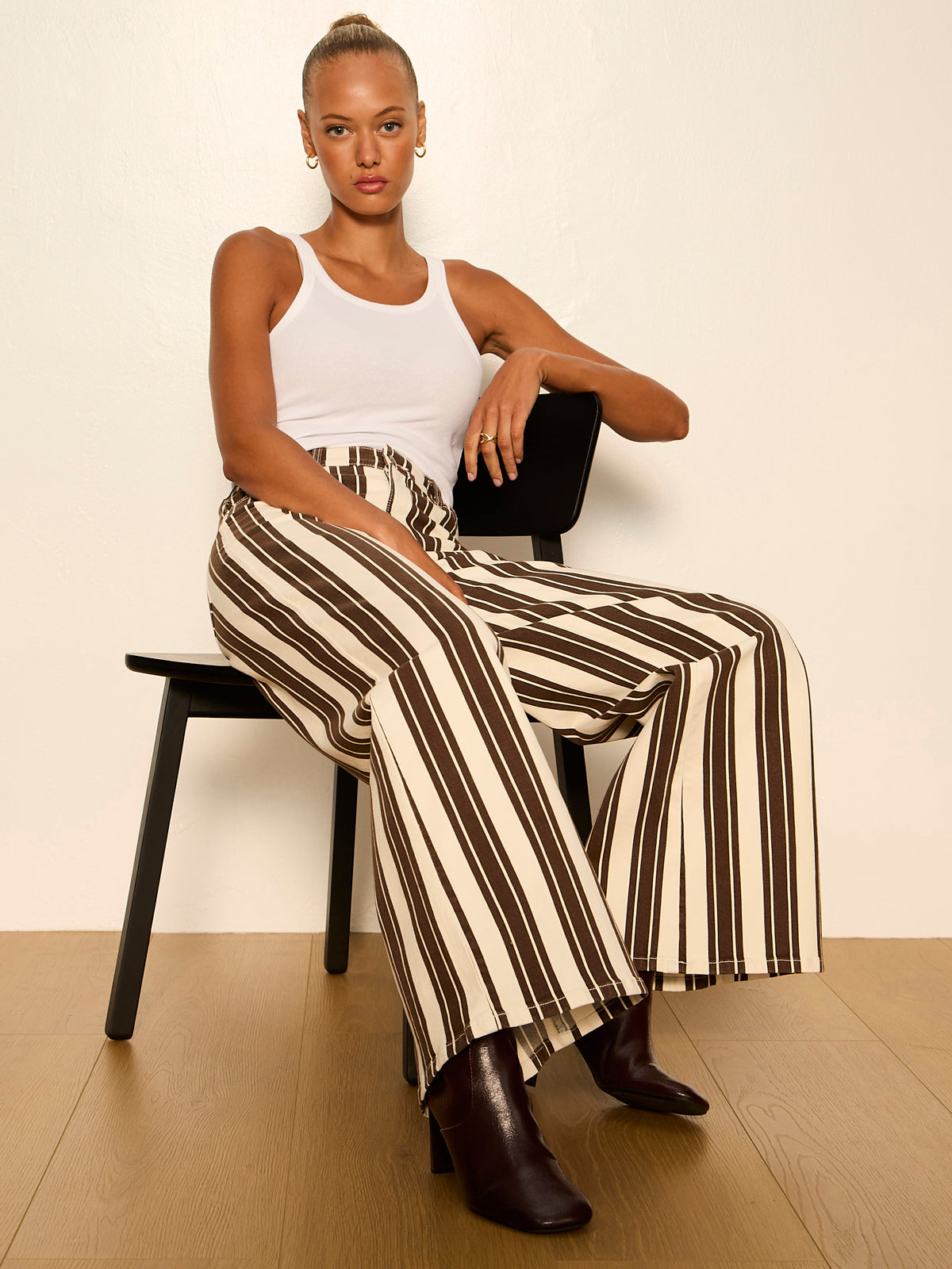 Sanctuary Clothing Top Pick - CELESTE WIDE LEG ROOT STRIPE