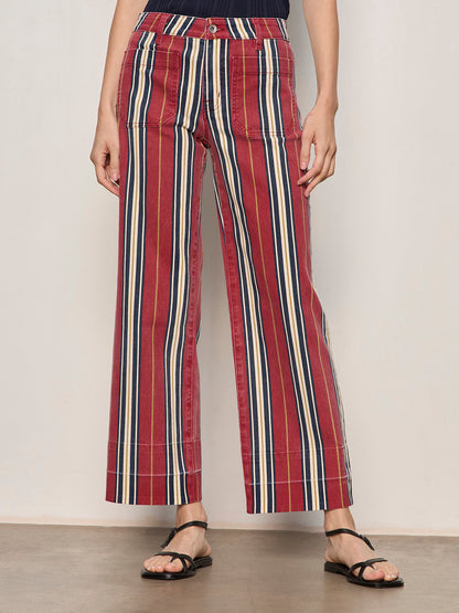 Sanctuary Clothing Smart Buy - Mariner Jean Verry Berry Stripe
