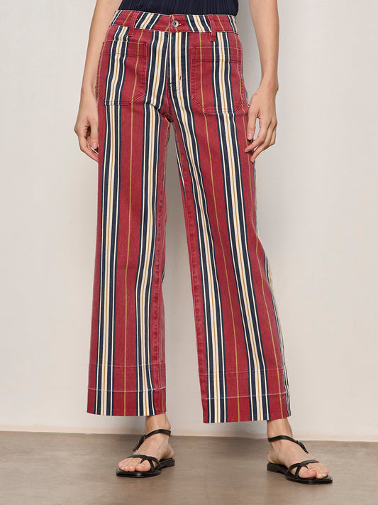 Sanctuary Clothing Smart Buy - Mariner Jean Verry Berry Stripe