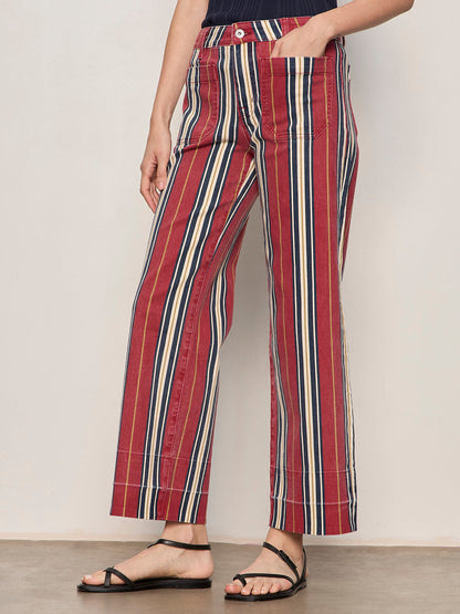 Sanctuary Clothing Smart Buy - Mariner Jean Verry Berry Stripe