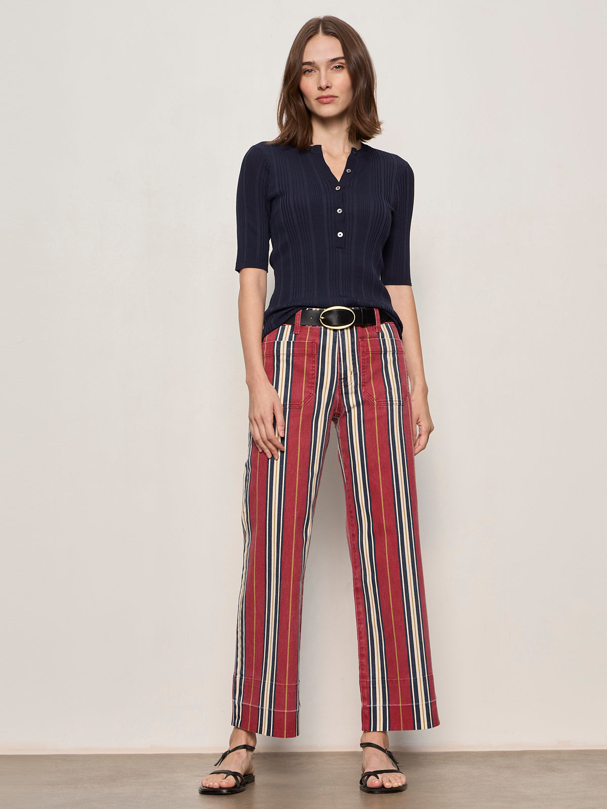 Sanctuary Clothing Smart Buy - Mariner Jean Verry Berry Stripe