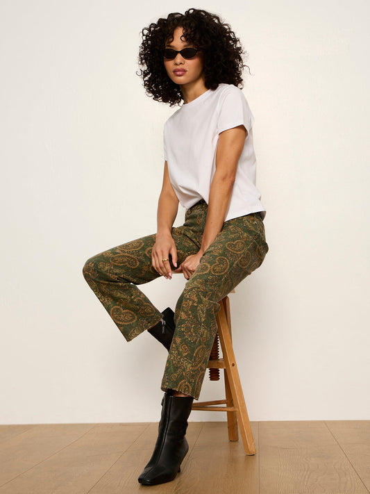 Sanctuary Clothing Everyday - Cadence 90'S Straight Crop Jean Washed Decoratif