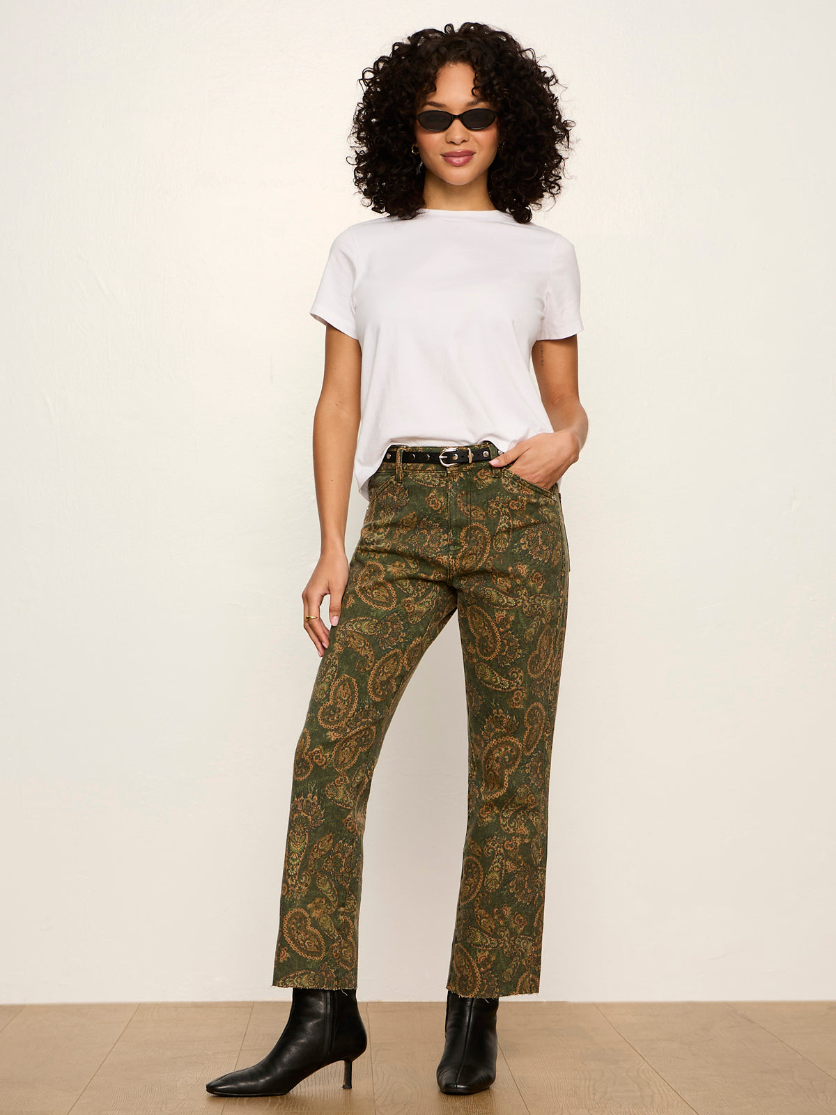 Sanctuary Clothing Everyday - Cadence 90'S Straight Crop Jean Washed Decoratif