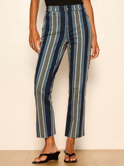 Sanctuary Clothing Featured - CELESTE 90'S STRAIGHT CROP PIER STRIPE