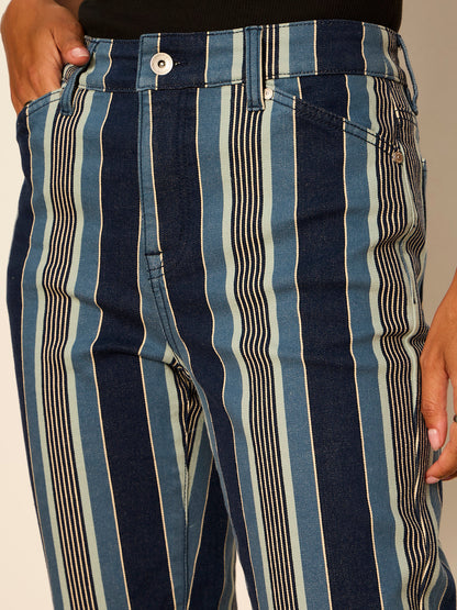 Sanctuary Clothing Featured - CELESTE 90'S STRAIGHT CROP PIER STRIPE