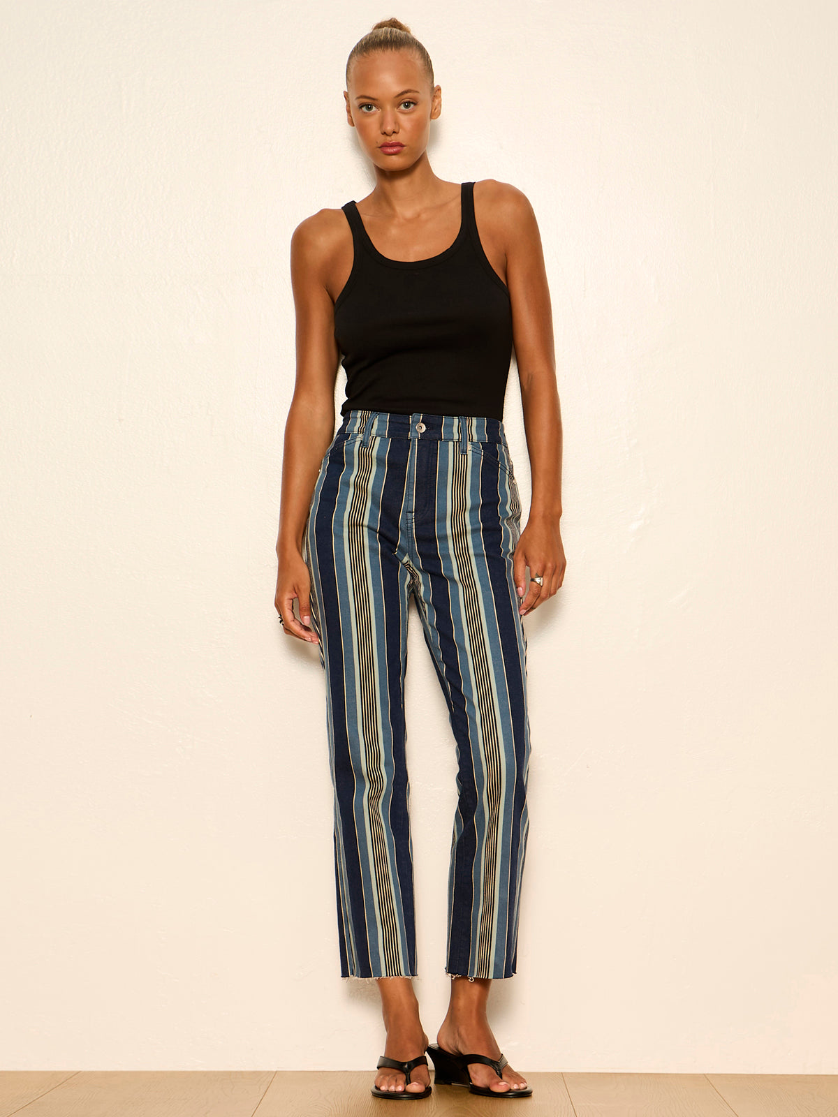 Sanctuary Clothing Featured - CELESTE 90'S STRAIGHT CROP PIER STRIPE