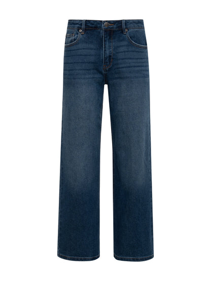 Sanctuary Clothing Top Pick - Ekara Slim Wide dark blue wash