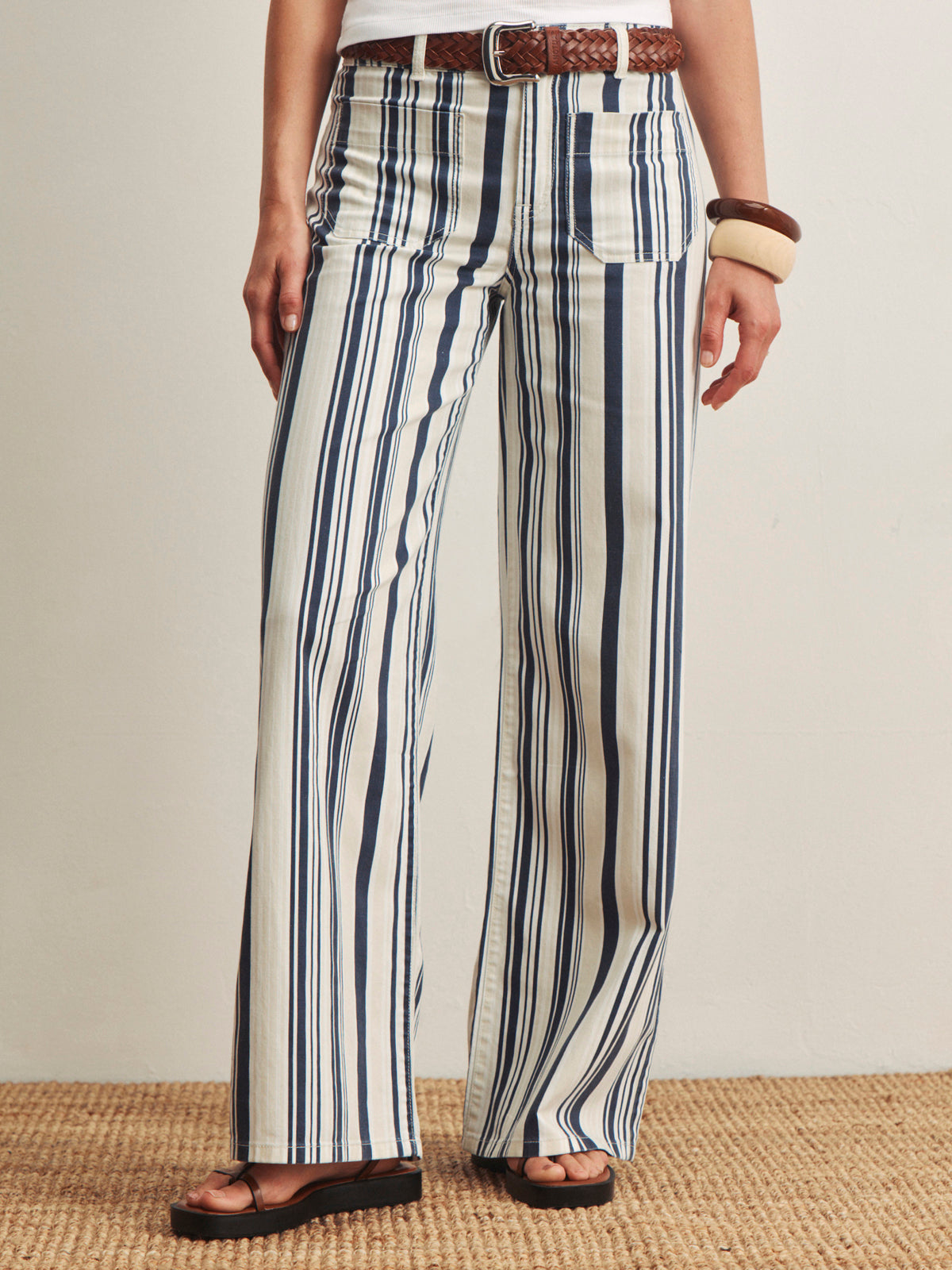 Sanctuary Clothing Premium - MARINE FULL LENGTH SAIL STRIPE