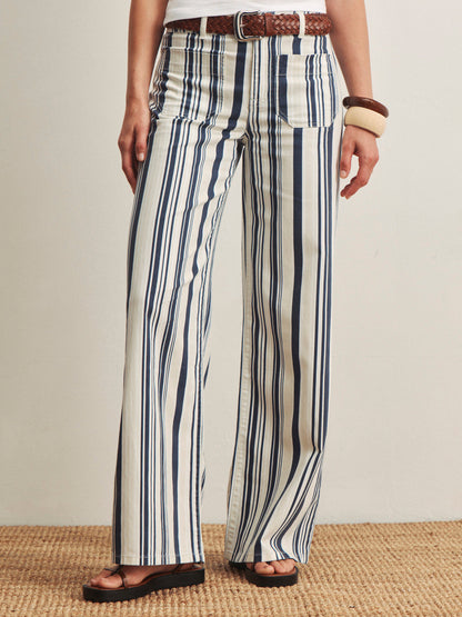 Sanctuary Clothing Premium - MARINE FULL LENGTH SAIL STRIPE
