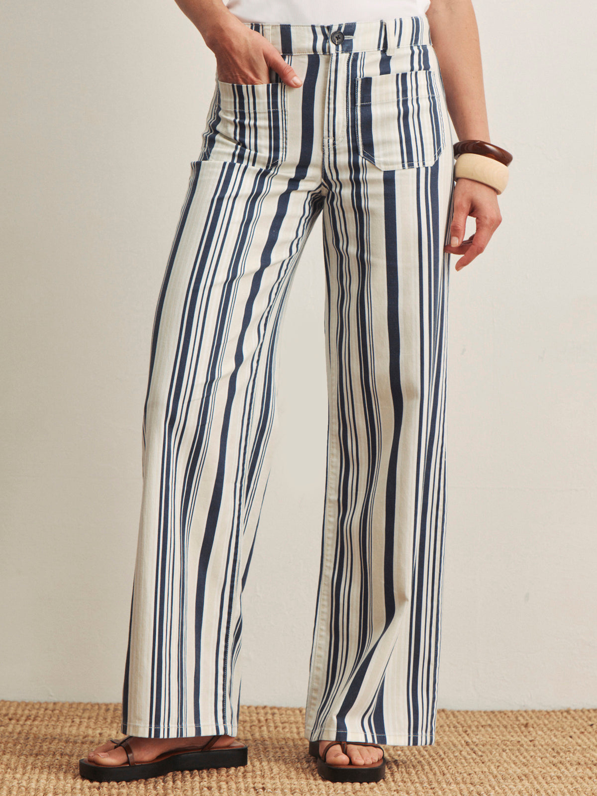 Sanctuary Clothing Premium - MARINE FULL LENGTH SAIL STRIPE