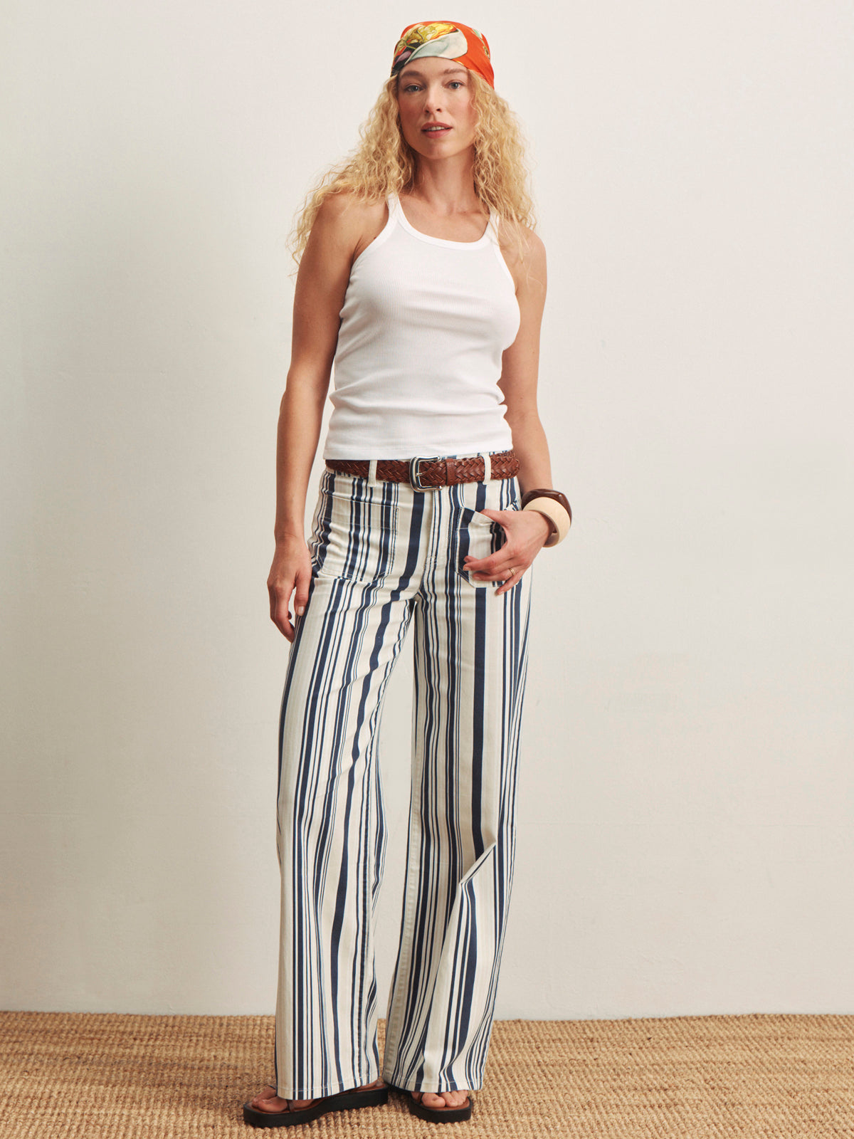 Sanctuary Clothing Premium - MARINE FULL LENGTH SAIL STRIPE
