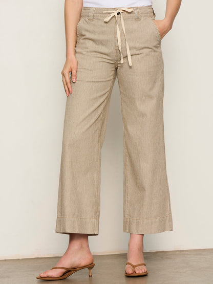 Sanctuary Clothing Trending - LILY STRIPE CROPPED PANT LIDO STRIPE
