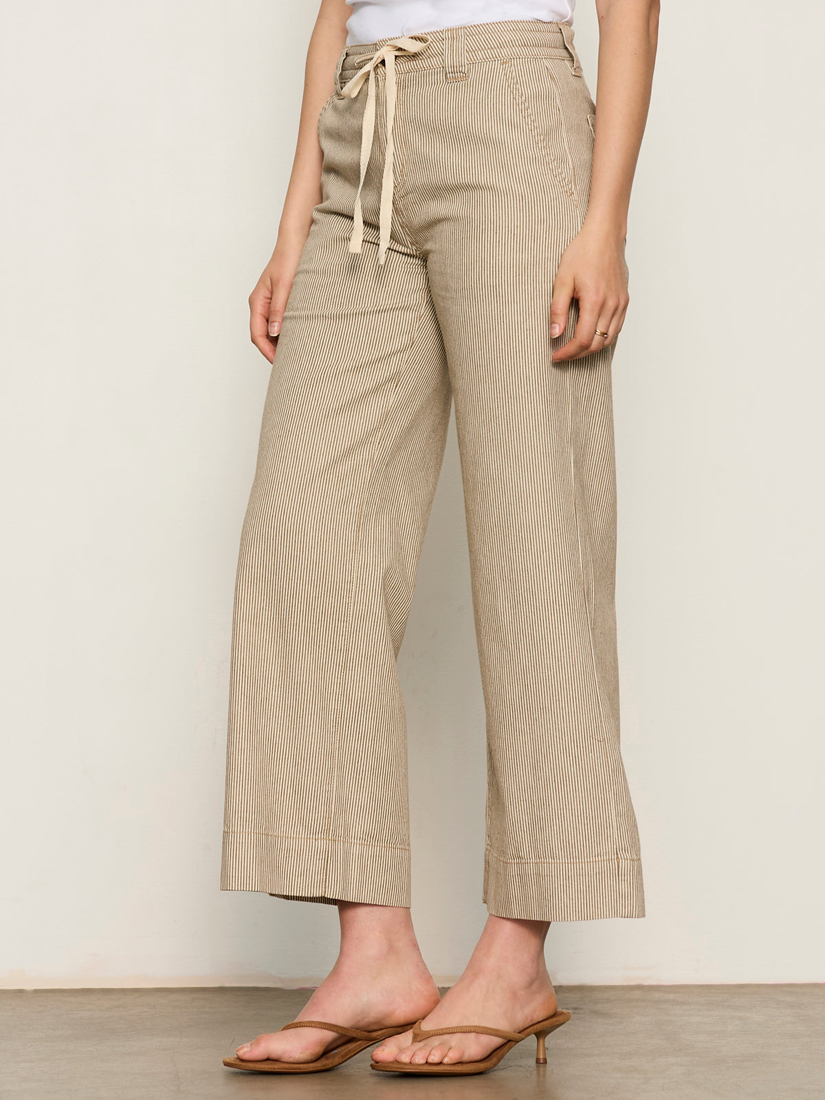 Sanctuary Clothing Trending - LILY STRIPE CROPPED PANT LIDO STRIPE