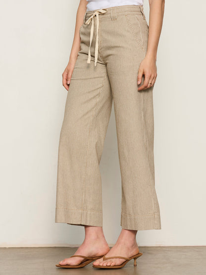 Sanctuary Clothing Trending - LILY STRIPE CROPPED PANT LIDO STRIPE