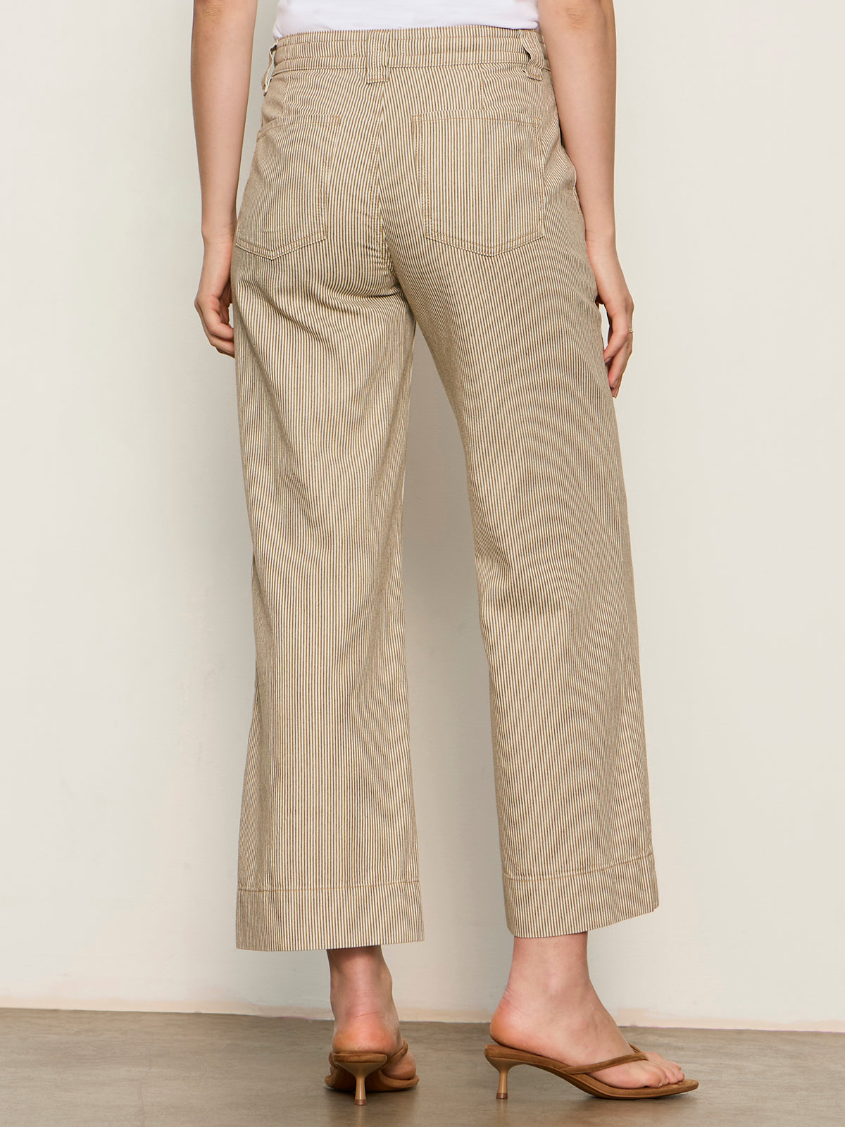 Sanctuary Clothing Trending - LILY STRIPE CROPPED PANT LIDO STRIPE