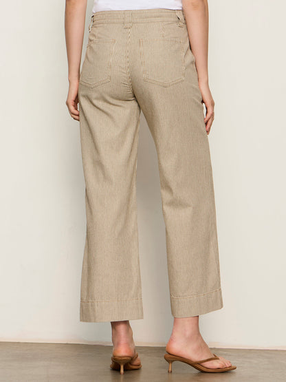 Sanctuary Clothing Trending - LILY STRIPE CROPPED PANT LIDO STRIPE
