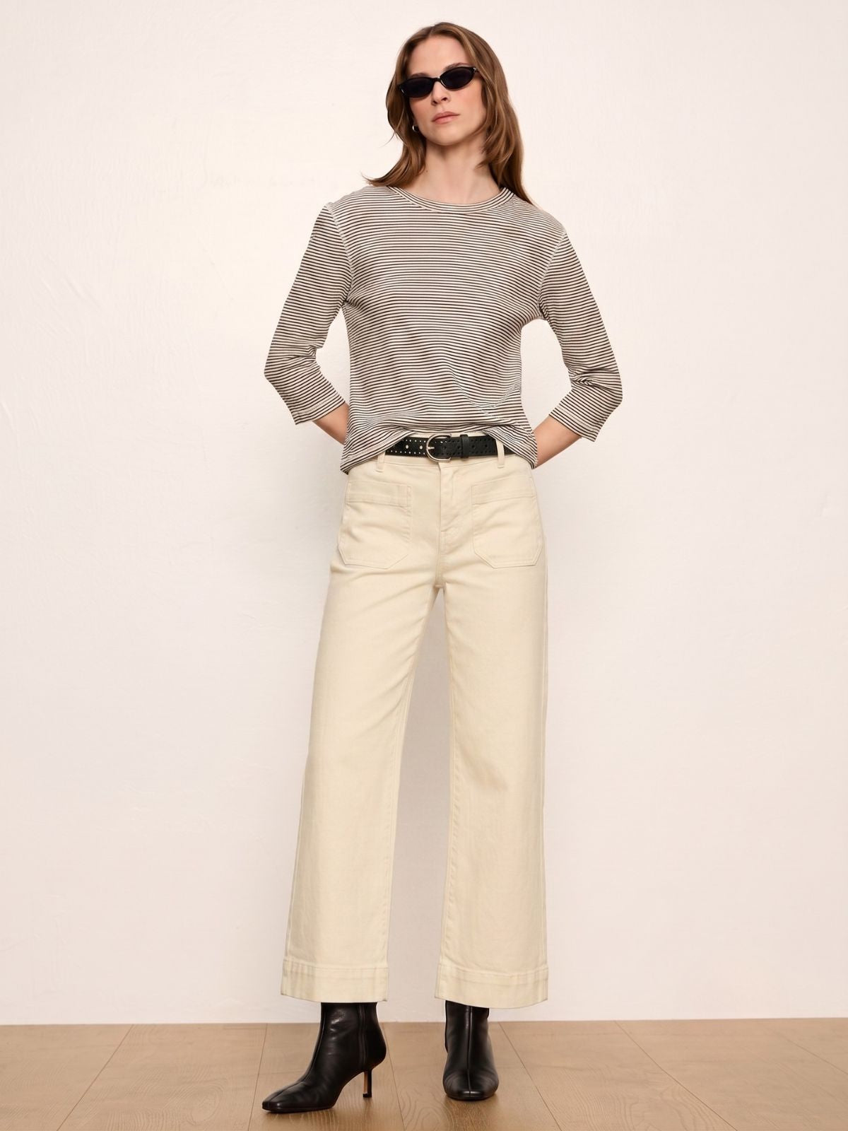 Sanctuary Clothing Great Value - Chelsea Wide Leg Jean French Vanilla