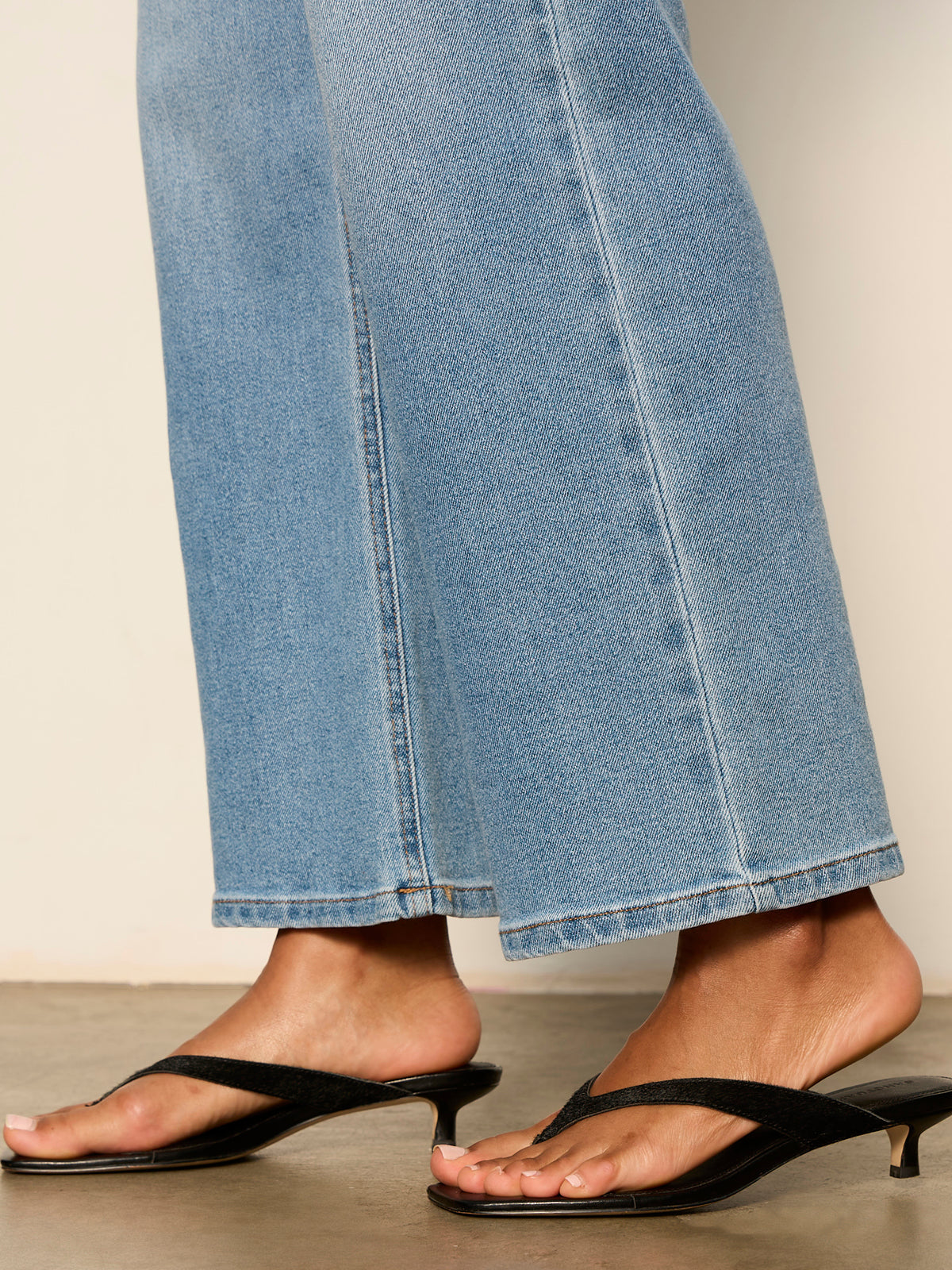 Sanctuary Clothing Recommended - Ekara Slim Wide dark blue wash
