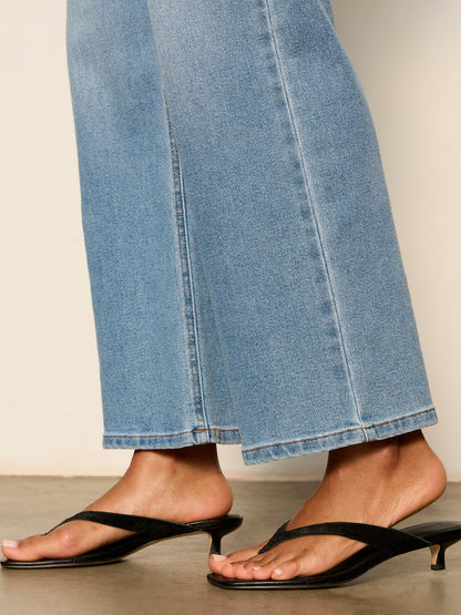 Sanctuary Clothing Recommended - Ekara Slim Wide dark blue wash