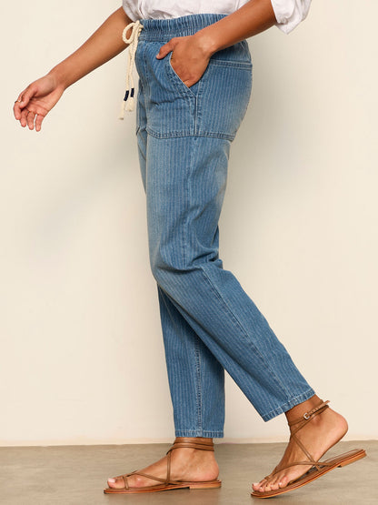 Sanctuary Clothing Trending - STELLA SOFT BARREL RAILROAD STRIPE