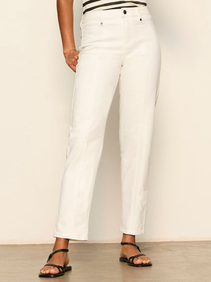 Sanctuary Clothing Best Price - NIXIE SLIM STRIAGHT ANKLE CHALK