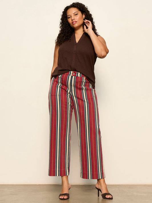 Sanctuary Clothing Best Seller - Mariner Jean Verry Berry Stripe