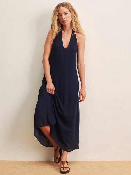 Sanctuary Clothing Discount - MORE THE BETTER HALTER DRESS NAVY BLAZER