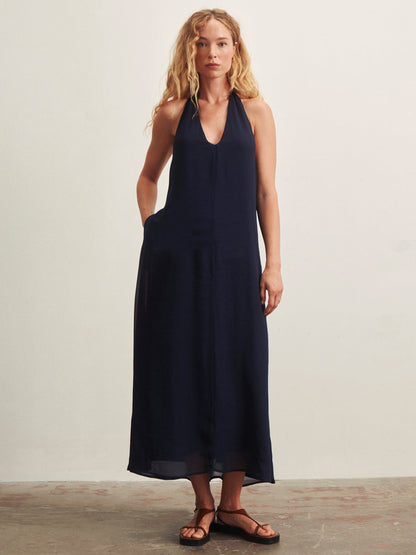 Sanctuary Clothing Discount - MORE THE BETTER HALTER DRESS NAVY BLAZER