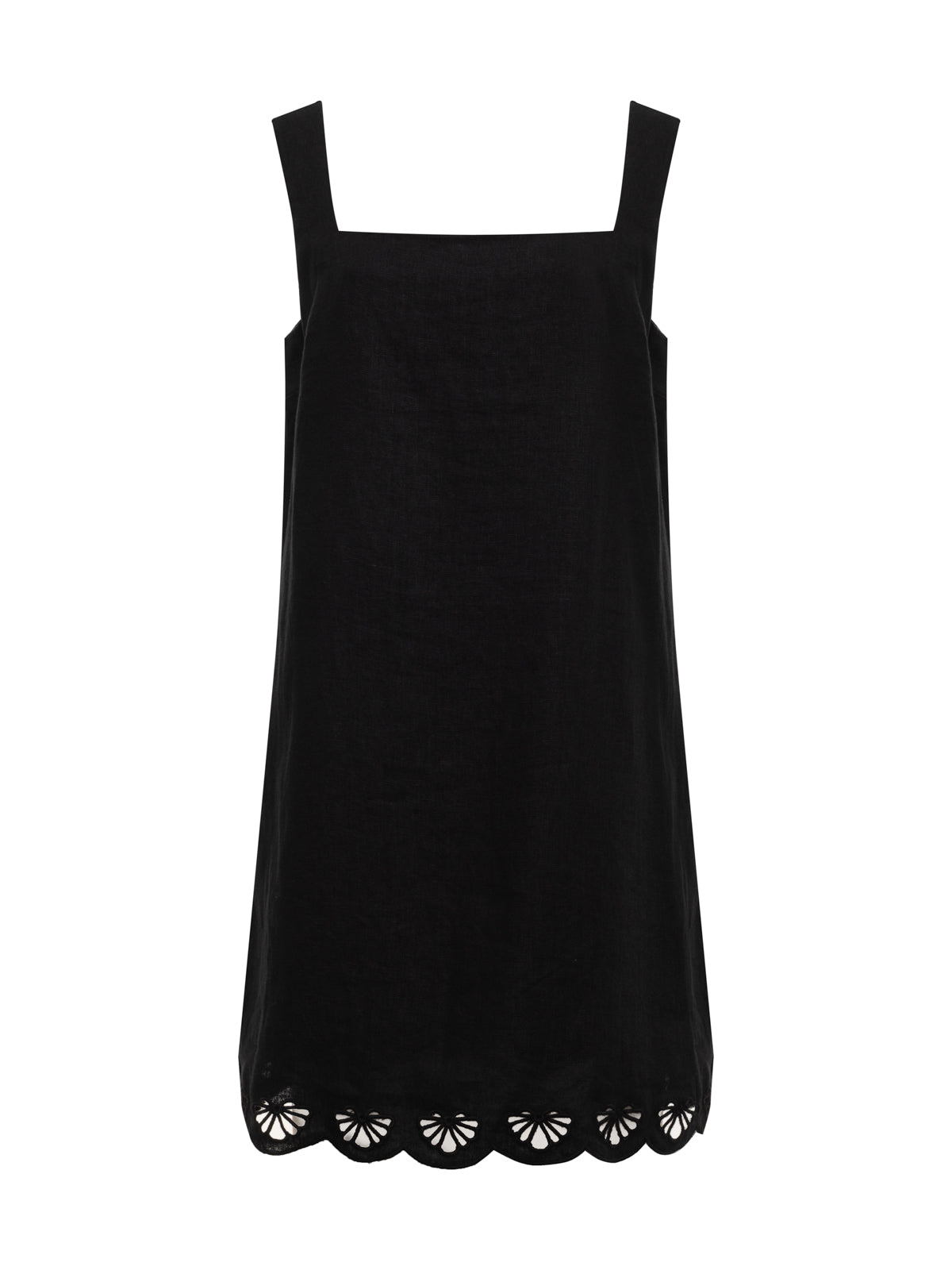 Sanctuary Clothing Quality - ALMOST THERE LINEN DRESS BLACK