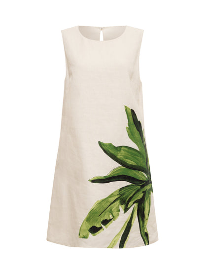 Sanctuary Clothing Hot Sale - WAY TO BE LINEN SHIFT DRESS PALMETTA