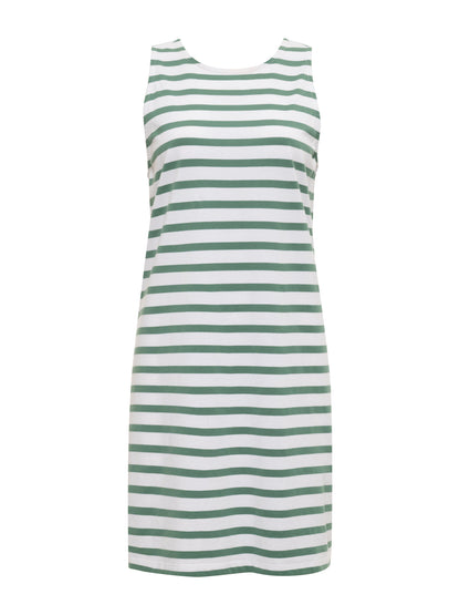Sanctuary Clothing Quality - ON THE YACHT SHIFT DRESS GREEN JUICE / WHITE STRIPE