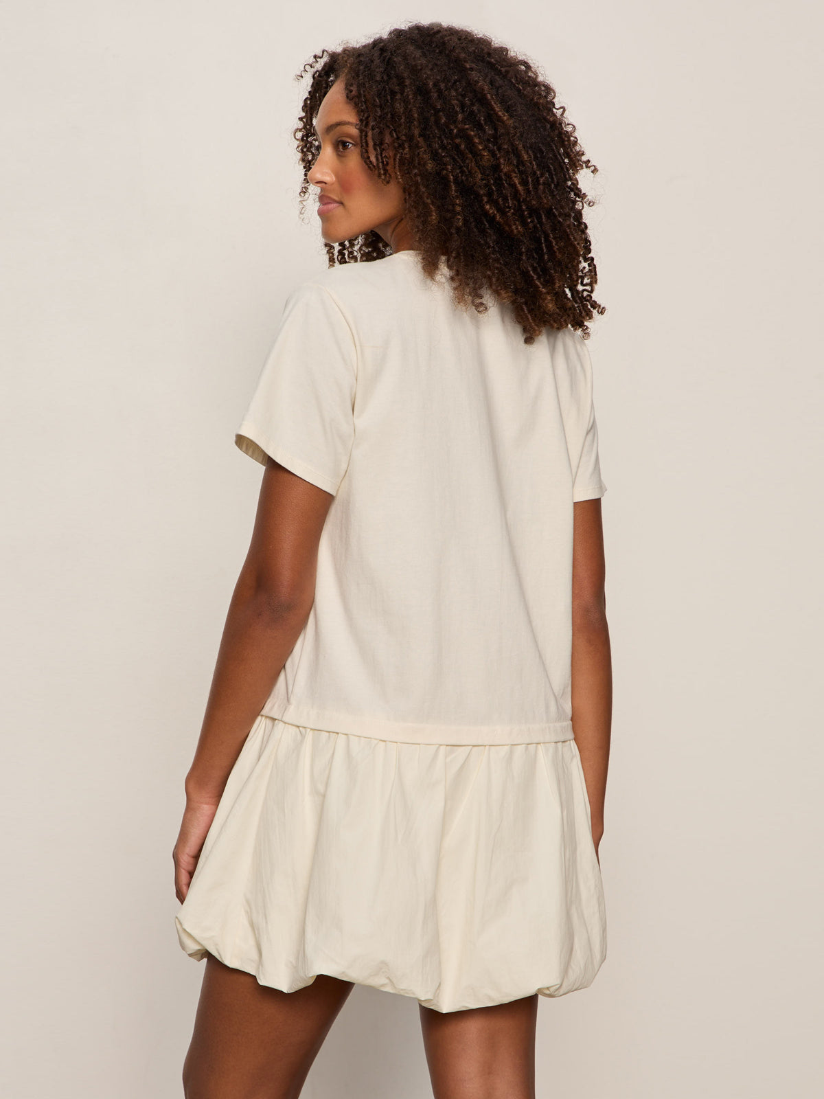 Sanctuary Clothing Great Value - FOR KEEPS BUBBLE TSHIRT DRESS COLLAGEN