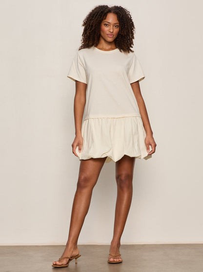 Sanctuary Clothing Great Value - FOR KEEPS BUBBLE TSHIRT DRESS COLLAGEN