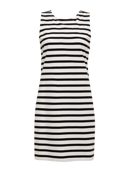 Sanctuary Clothing Exclusive - ON THE YACHT SHIFT DRESS CHALK AND BLACK STRIPE