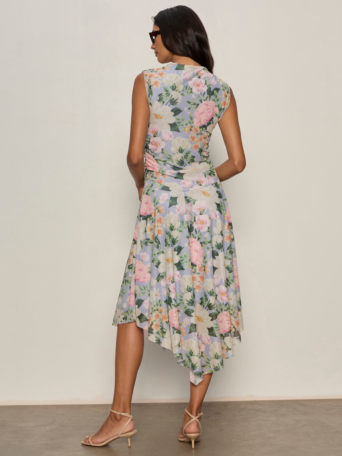 Sanctuary Clothing Premium - NEW DAY MESH MIDI DRESS SPRING FLORAL