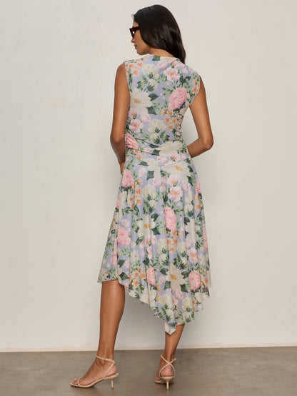 Sanctuary Clothing Premium - NEW DAY MESH MIDI DRESS SPRING FLORAL