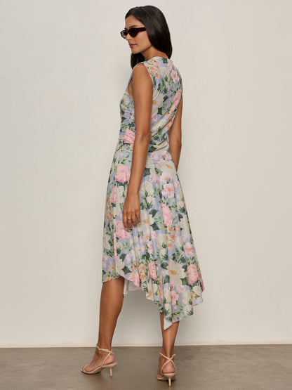Sanctuary Clothing Premium - NEW DAY MESH MIDI DRESS SPRING FLORAL