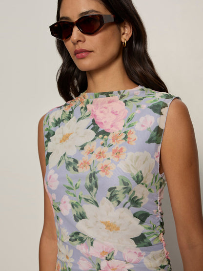 Sanctuary Clothing Premium - NEW DAY MESH MIDI DRESS SPRING FLORAL